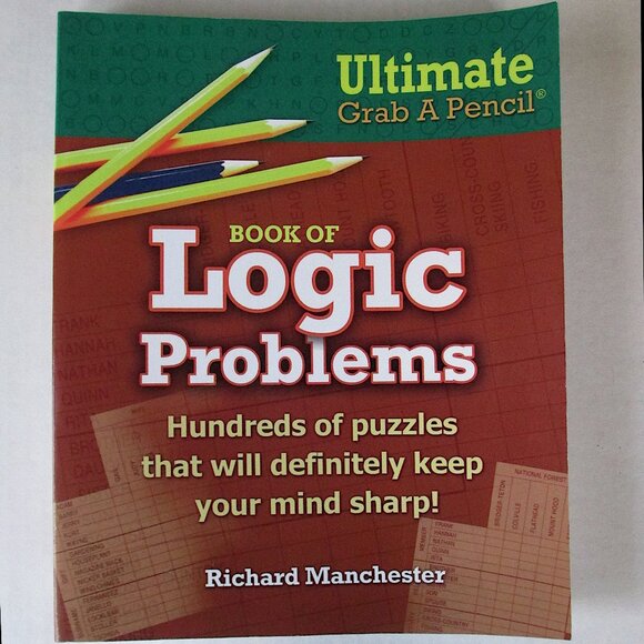 Book: Ultimate Grab A Pencil Book of Logic Problems - Picture 1 of 6